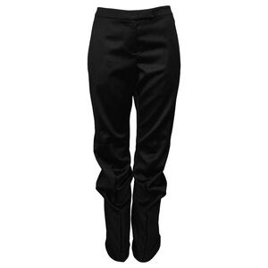 Vintage Alexander McQueen Black Curved Seam Pants